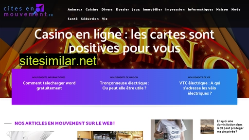 citesenmouvement.fr alternative sites