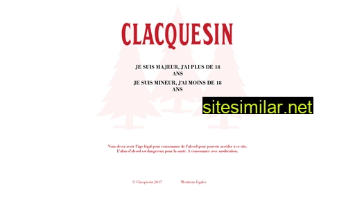 clacquesin.fr alternative sites