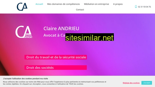 Claireandrieu-avocat similar sites