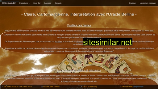 clairemaindor.fr alternative sites