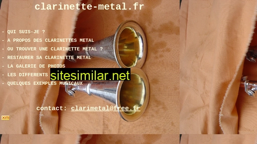 clarinette-metal.fr alternative sites