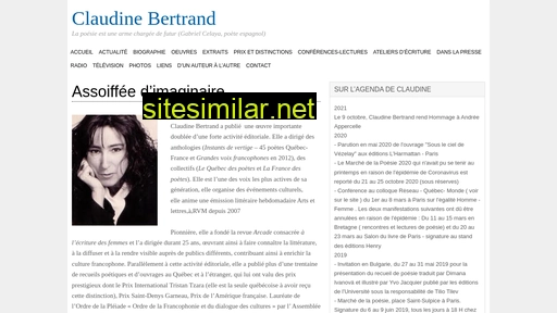 claudinebertrand.fr alternative sites