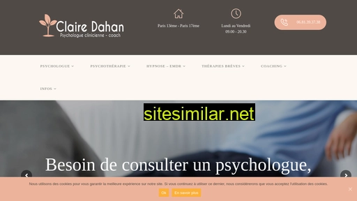 clairedahan.fr alternative sites