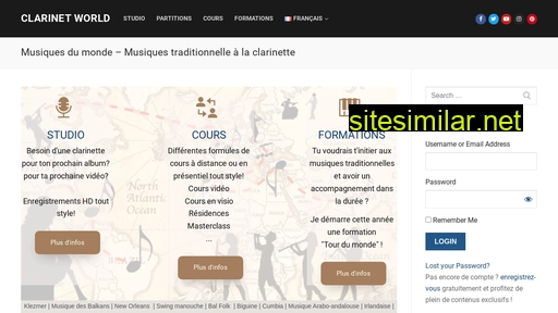 clarinetworld.fr alternative sites