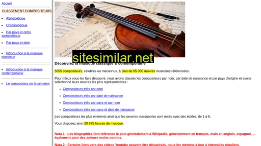 classicamusica.free.fr alternative sites