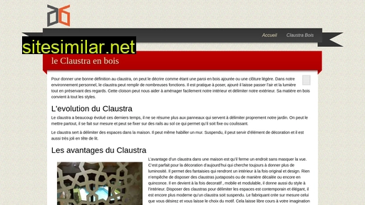 claustra-bois.fr alternative sites