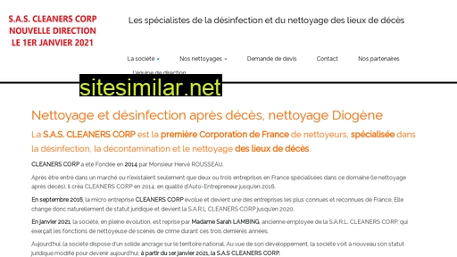 cleanerscorp.fr alternative sites