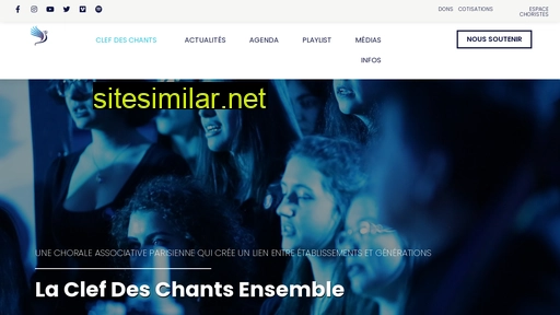 clefdeschants.fr alternative sites
