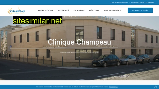 clinique-champeau.fr alternative sites