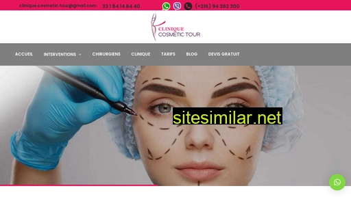 clinique-cosmetic-tour.fr alternative sites