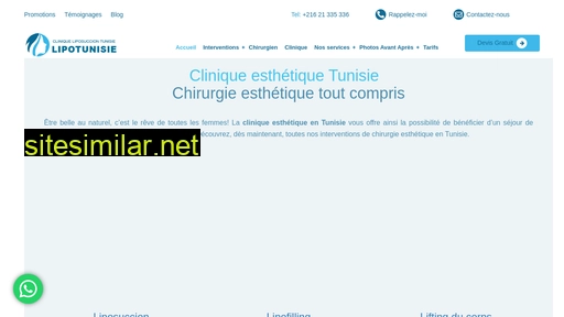 clinique-liposuccion-tunisie.fr alternative sites