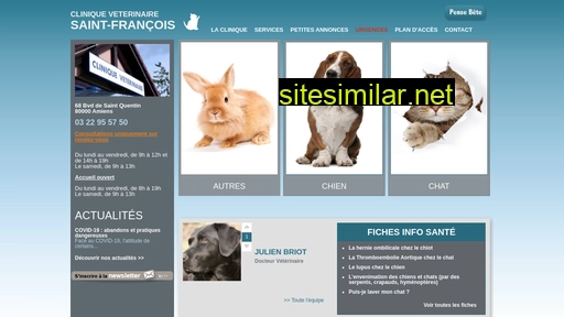 clinique-veterinaire-saint-francois-amiens.fr alternative sites