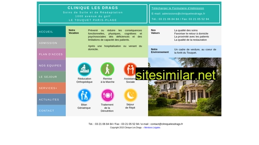 cliniquelesdrags.fr alternative sites