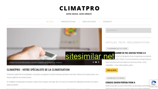 climatpro.fr alternative sites