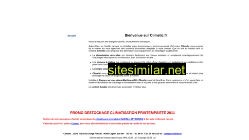 climetic.fr alternative sites