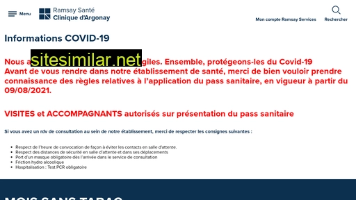 clinique-d-argonay.ramsaysante.fr alternative sites