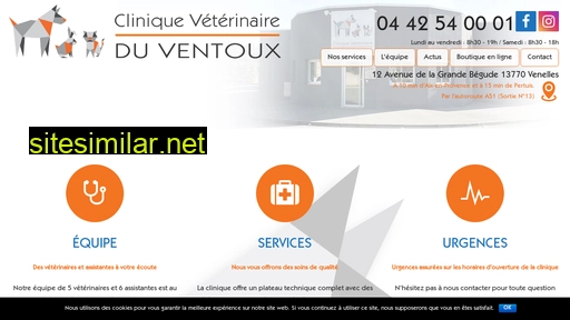 clinique-veterinaire-venelles.fr alternative sites