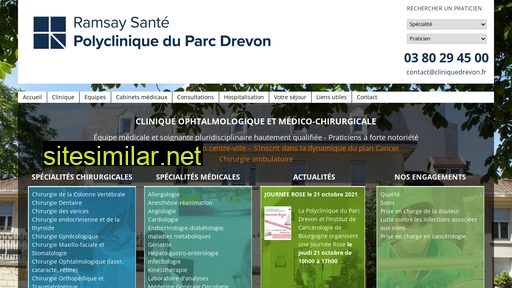 cliniquedrevon.fr alternative sites