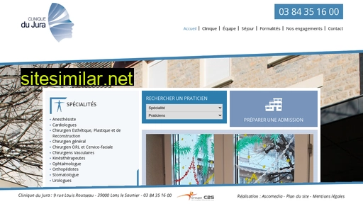 cliniquedujura.fr alternative sites