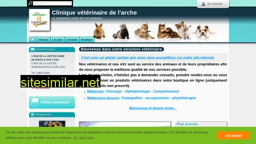cliniqueveterinairedelarche54.fr alternative sites