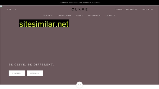 clivewatches.fr alternative sites