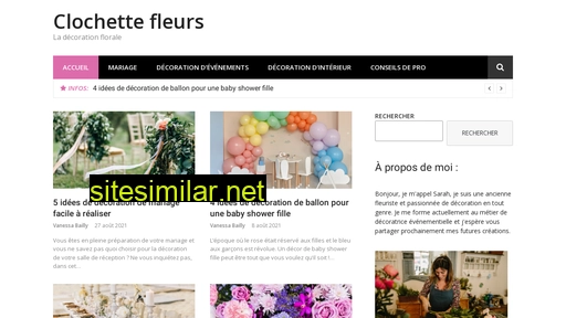 clochette-fleurs.fr alternative sites