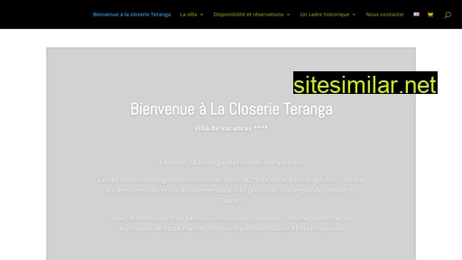 closerie-teranga.fr alternative sites