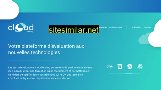 Cloud-testing similar sites