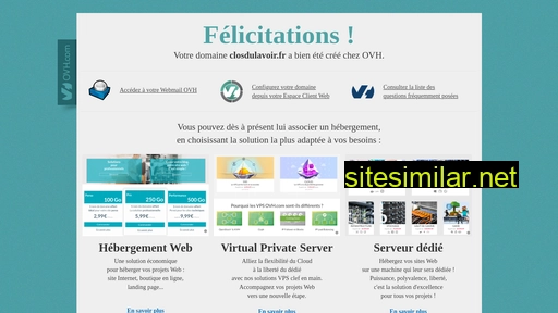 closdulavoir.fr alternative sites