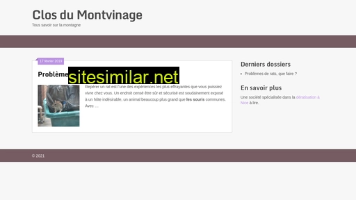 clos-du-montvinage.fr alternative sites