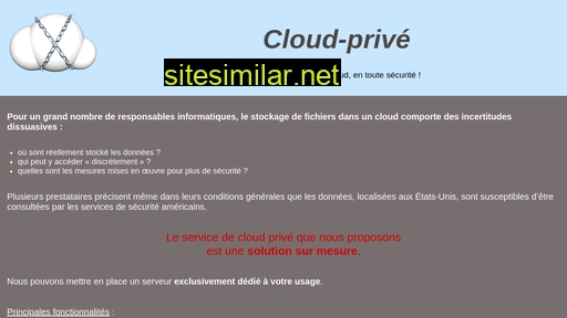 cloud-prive.fr alternative sites