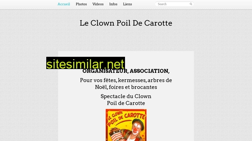 clownpoildecarotte.fr alternative sites