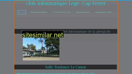 clubinformatiquelegecapferret.fr alternative sites