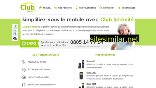 club-serenite.fr alternative sites