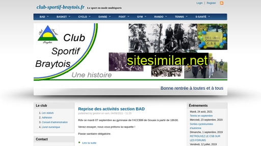 club-sportif-braytois.fr alternative sites
