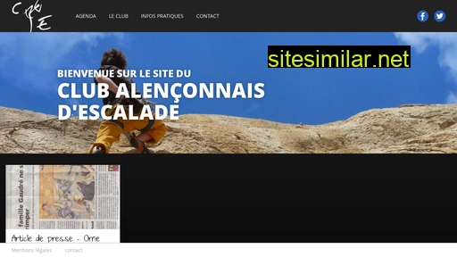 club-alenconnais-escalade.fr alternative sites