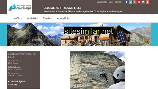 clubalpinlille.ffcam.fr alternative sites
