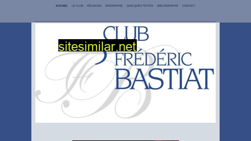 Clubfredericbastiat similar sites
