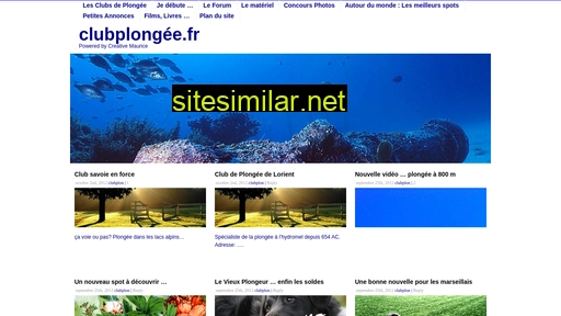 clubplongee.fr alternative sites