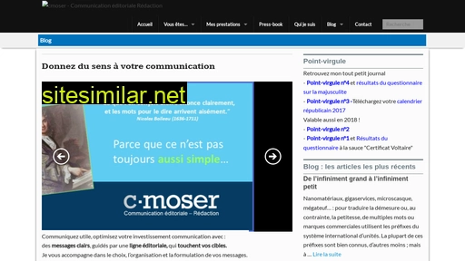cmoser-communication.fr alternative sites