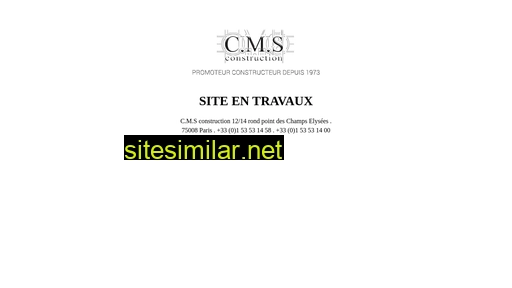 Cms-construction similar sites