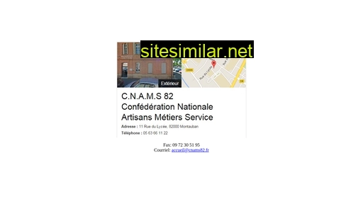 cnams82.fr alternative sites