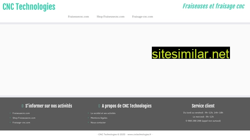 cnctechnologies.fr alternative sites