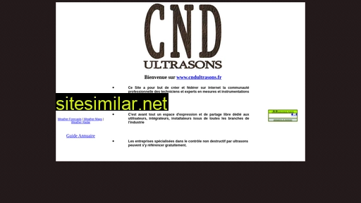 cndultrasons.fr alternative sites