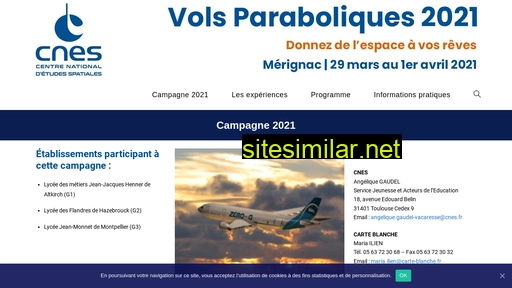cnes-edu-vol-parabolique.fr alternative sites