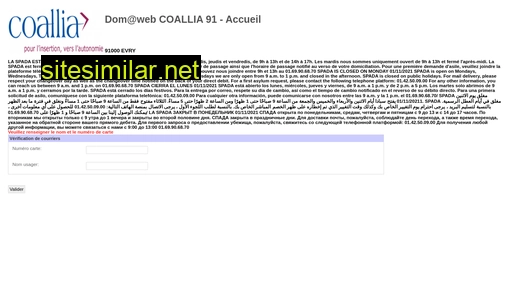Coallia91-domaweb similar sites