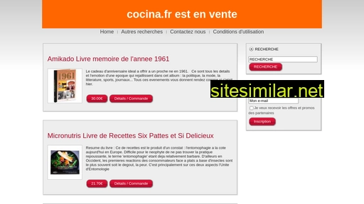 cocina.fr alternative sites
