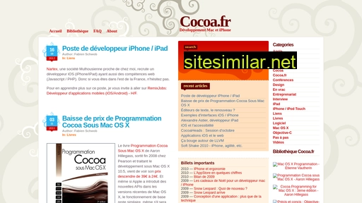 Cocoa similar sites