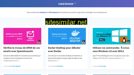 codedesign.fr alternative sites
