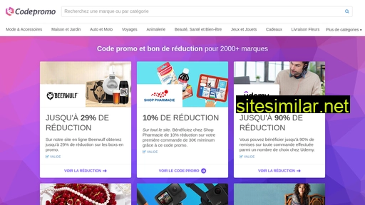 codepromo.fr alternative sites